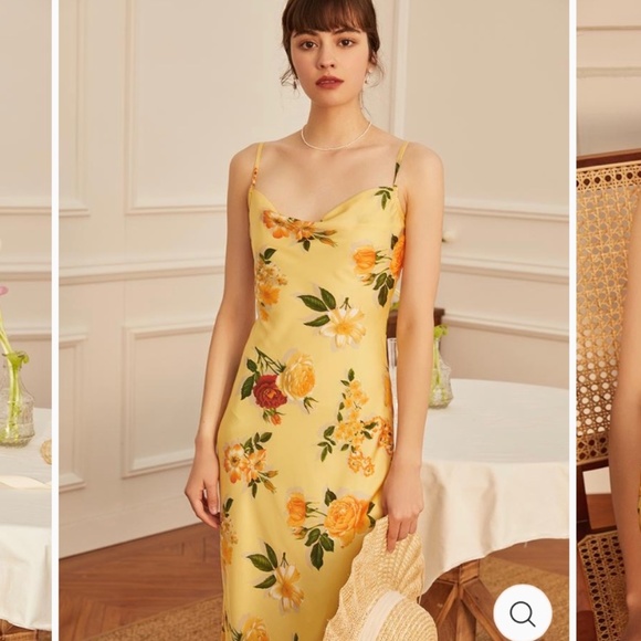 SIMPLE RETRO ELENA CHIFFON DRESS - Picture 3 of 5